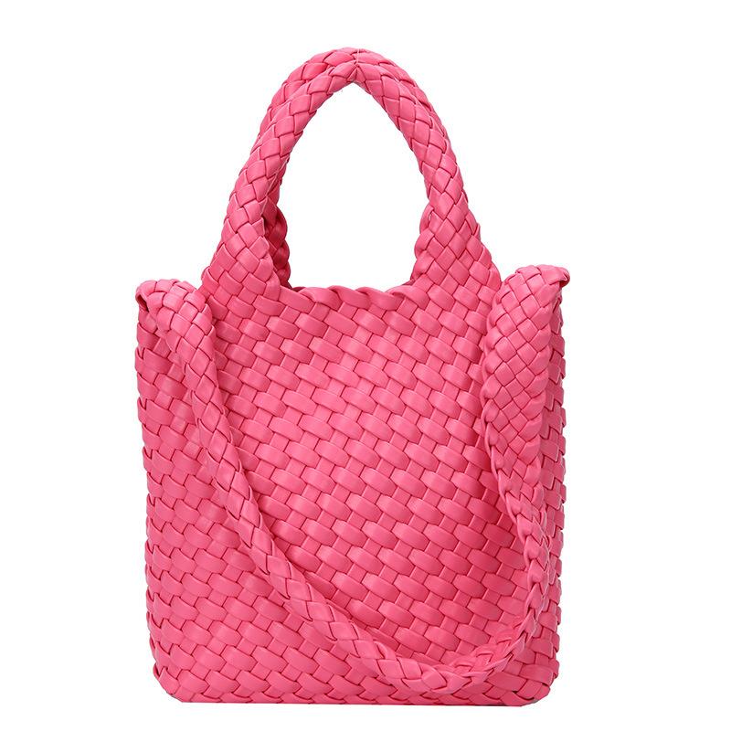 Premium Sense Tasche Damen neue vielseitige Kind- und Mutter-Schulter-Unterarmtasche Nische handgewebte Pendler-Tragetasche