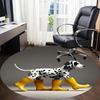 1pc Dalmatian, Rainboots Chair Carpet for Office, Non-slip, Soft and Durable Office Rug for Interior Decoration, Perfect for Office Yy260313079