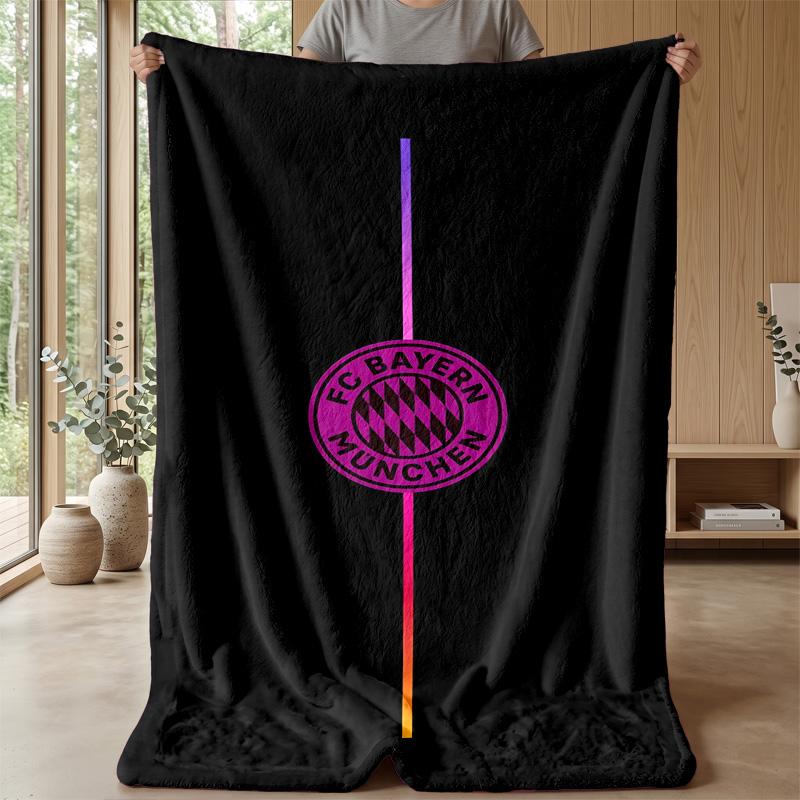 Bayern Munich Theme Blanket Soft Flannel Fleece Blanket Warm Lightweight Throw Blanket for Home Sofa Bed