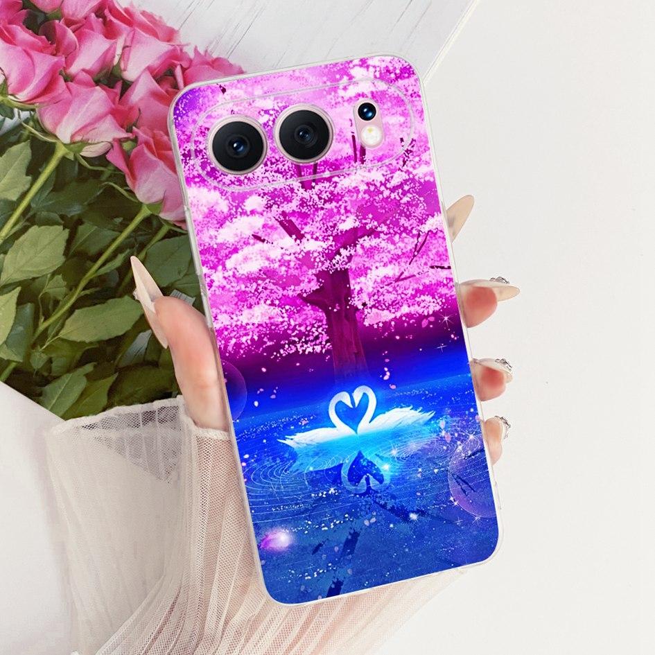 6.55" For Honor 500 5G Case Fashion Flower Bowknot Soft Slim Silicone Phone Cover For Honor 500 Pro Funda MEY-AN00 Honor500 Capa