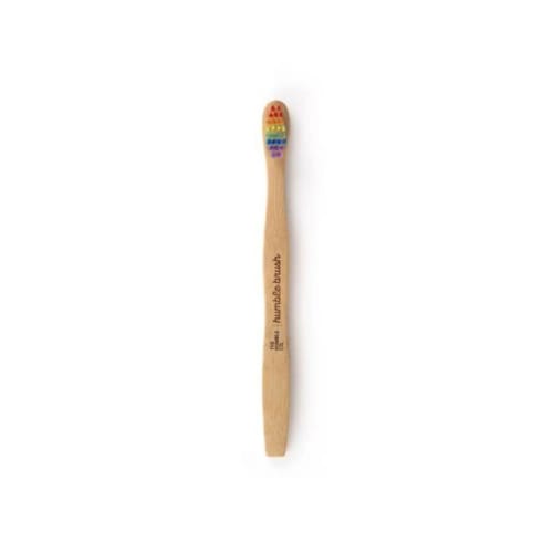 THE HUMBLE CO. Humblebrush Kids' Rainbow Toothbrush, 15cm, Rainbow, 1 Pc