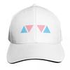 Minimalist Triangles Transgender Pride Baseball Cap Outdoor Golf Running Hiking Summer Beach Travel Streetwear Hip Hop Trendy