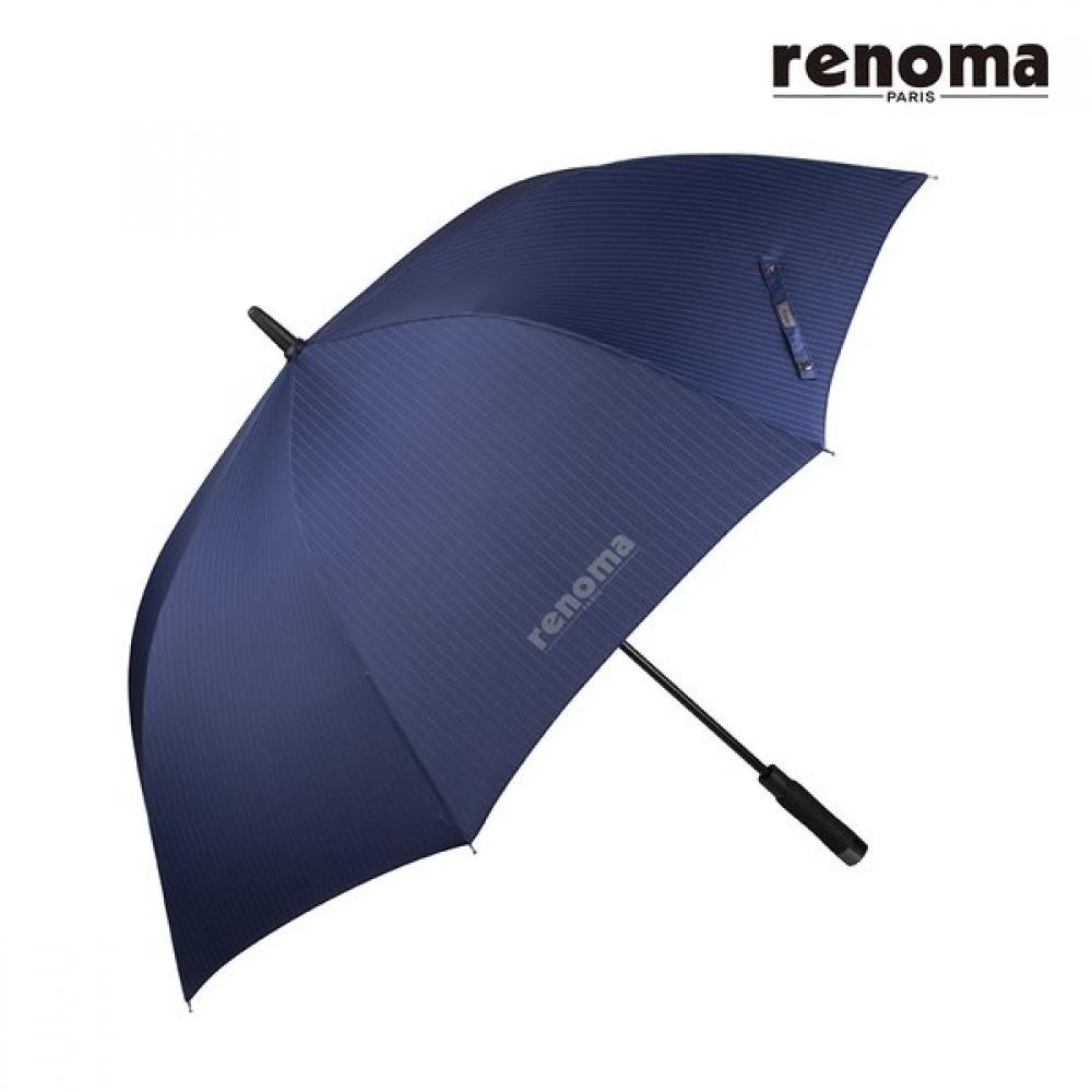Renoma Stripe Uv Protection 90  Windproof Automatic Golf Umbrella Ru70 602 navy