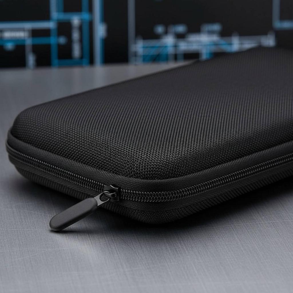EVA Hard Shell Case Multi-Purpose Small Cable Storage Bag Zipper Closure