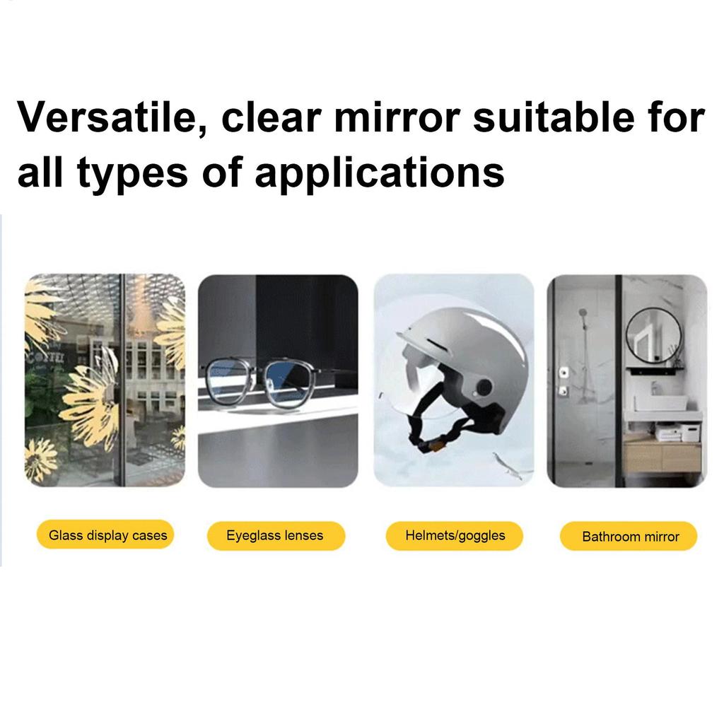 100ml Anti Fog Spray Windshield Waterproof Cleaner Long-Lasting Oil Film Car Truck SUV Window Mirrors Helmets Goggles