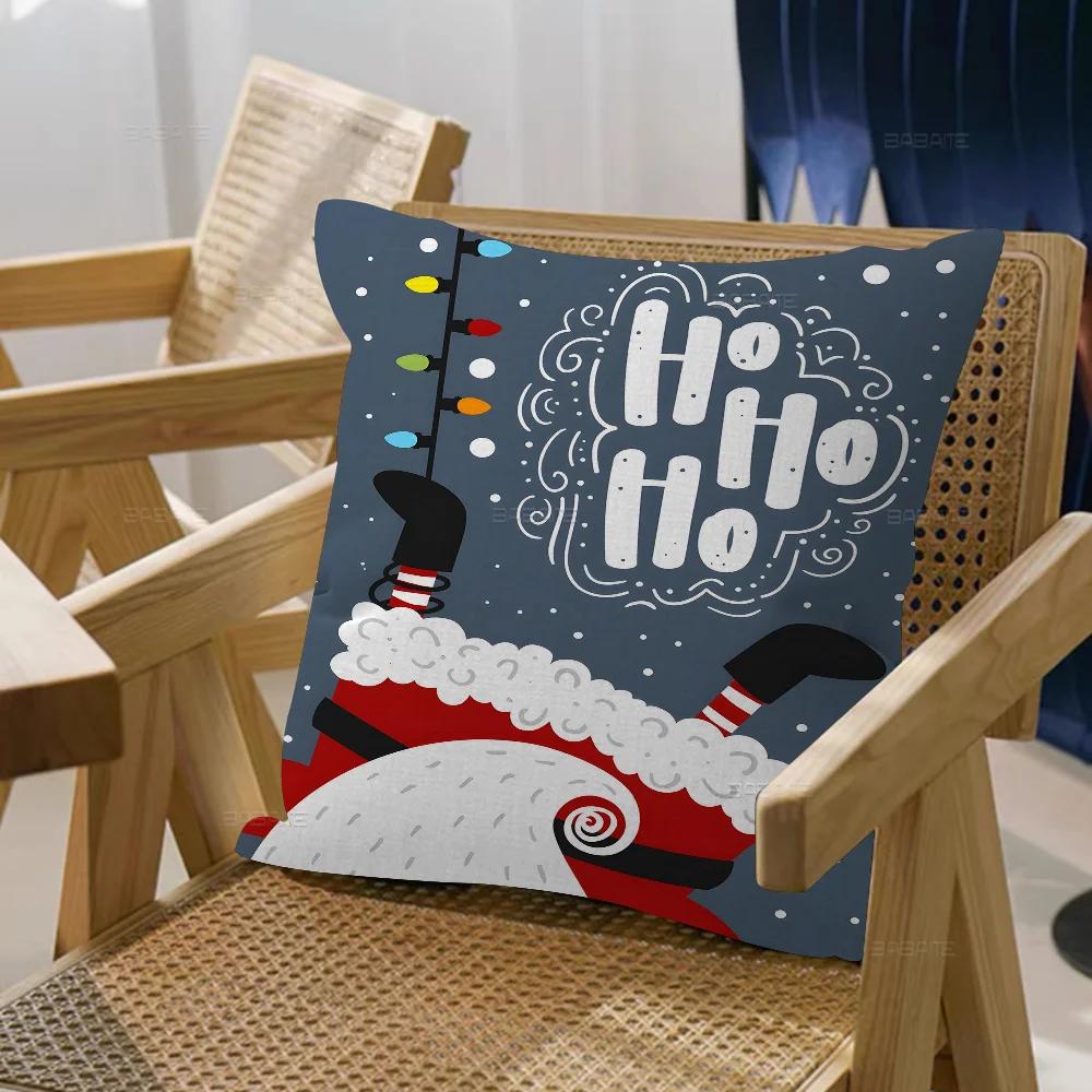 Merry Christmas Pillow Anime Pillow Sofa Bed Head Pillow Cover Cushion Cover 45x45 Cm Fashion