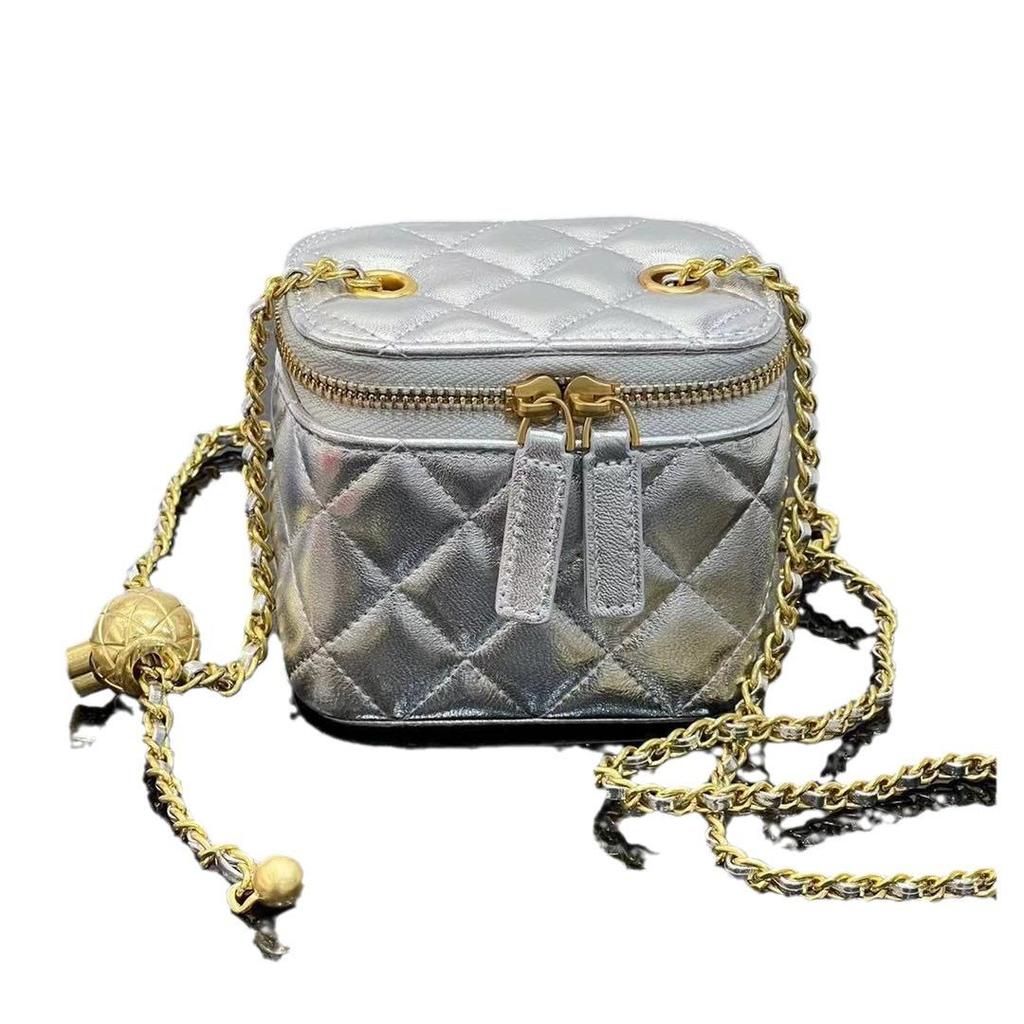 Mini Diamond Pattern Shoulder Bag - Elegant Women's Versatile Handbag