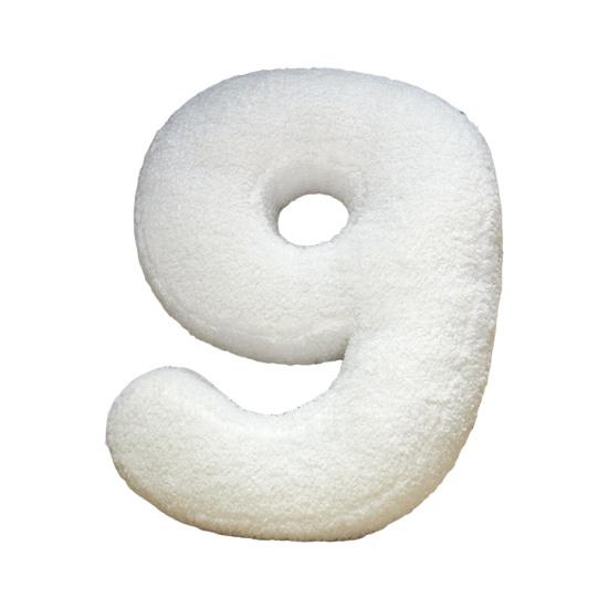 Alphabet Letter Shape Pillow PP Cotton Filled Car Seat Cushion Soft Fabric