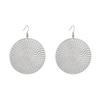 Disc large earrings European and American geometric ear hooks fashion exaggerated versatile earrings earrings