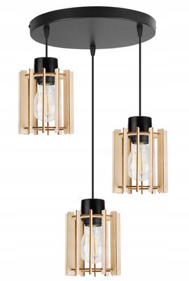 MODERN WOODEN LED CEILING HANGING LAMP