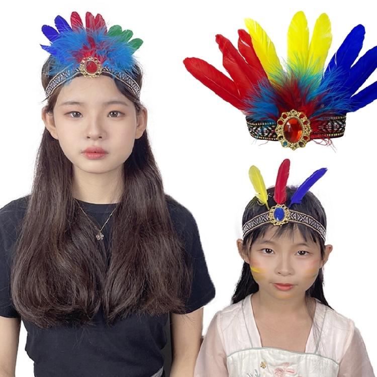 Feather Hairband Offering Comfort And Style Fashion Hairband For Bohemian Enthusiasts Attending Festivals Or Casual