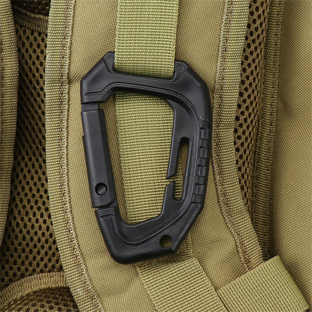 D-förmiger Karabiner Leichte POM-Kunststoff-Schnalle Rucksack Schlüsselanhänger Outdoor-Karabiner
