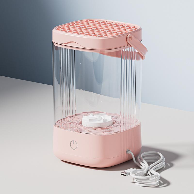 Electric Makeup Brush Cleaner Super-Fast Automatic Spinner Makeup Brush Holder Stand Makeup Brushes Deep Clean Quick Dry Tool