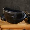 2026 Handcrafted Cowhide Chest Men's Genuine Leather Casual Phone Sports Outdoor Single-shoulder Crossbody Designer Luxury Bags