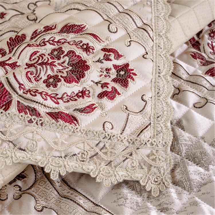 European-Style Fashionable Lace Jacquard Sofa Cushion Cushion Simple Modern Four Seasons Fabric Sofa Cover