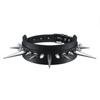 Goth Spiked Choker Collar Punk Rock Leather Collar Necklace Gothic Chokers Cool Cosplay Accessories