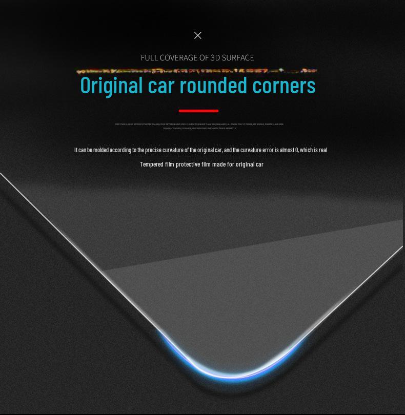 Universal 9/10 Inch Car Android Navigation Screen Tempered Glass Protector