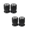 4pcs Car Wheel Tire Valve Caps Aluminum Airtight Covers Badge Emblem for Nissan X-trail Qashqai Note Juke Patrol accessories jbzm1