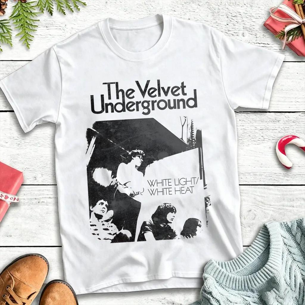 Awesome The Velvet Underground TShirt Unisex Round Neck Pure Cotton T Shirt Short Sleeve Tee Shirt Summer Clothes