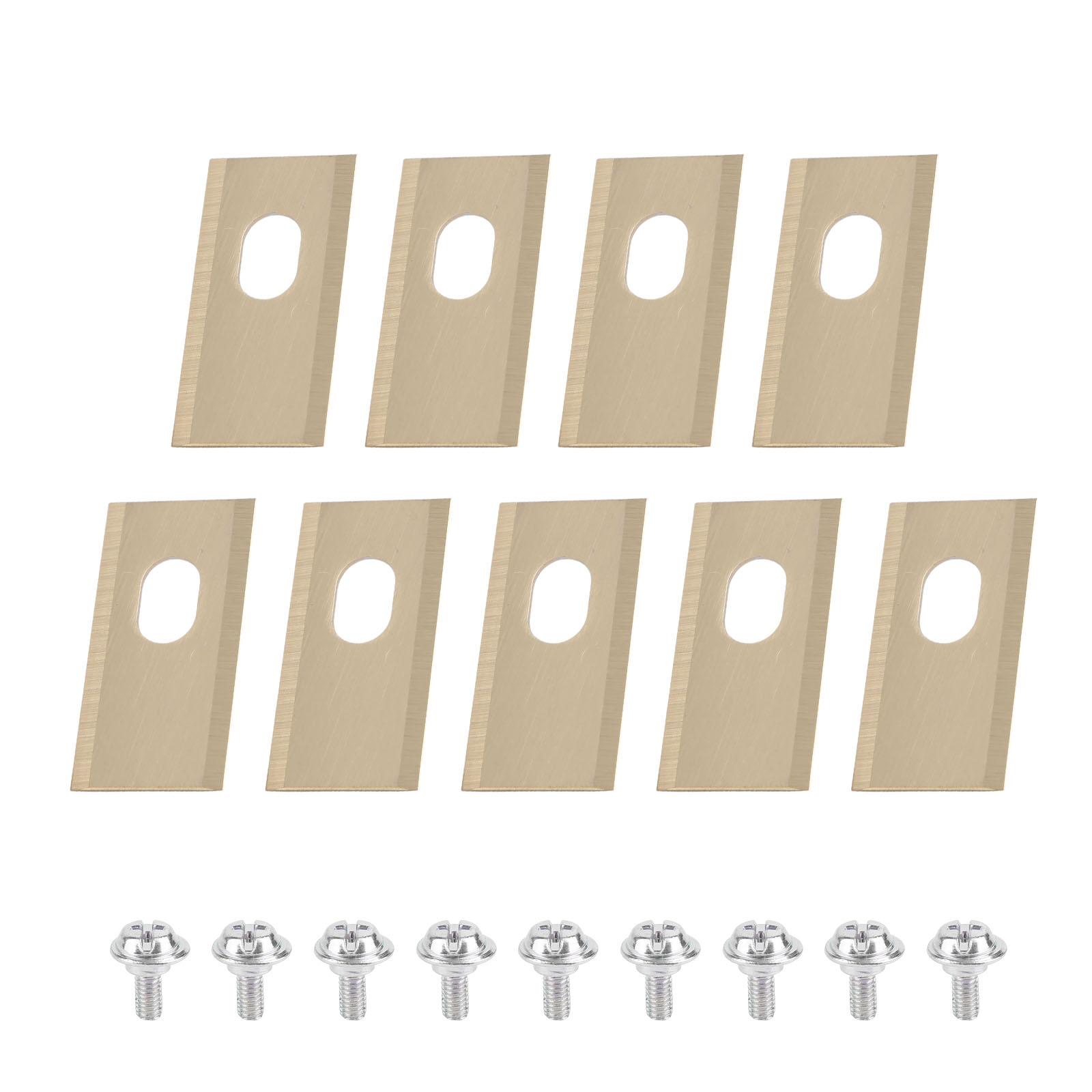 

9/12/18PCS Stainless Steel Grass Cutter Blades with Screw For Dreame Lawnmower Accessories Replacement Repair Mower Blades