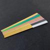 Black Gold Stainless Steel Chinese Chopsticks Non-Slip Reusable Metal Chopstick for Home Food Sticks Tableware Kitchen Tool
