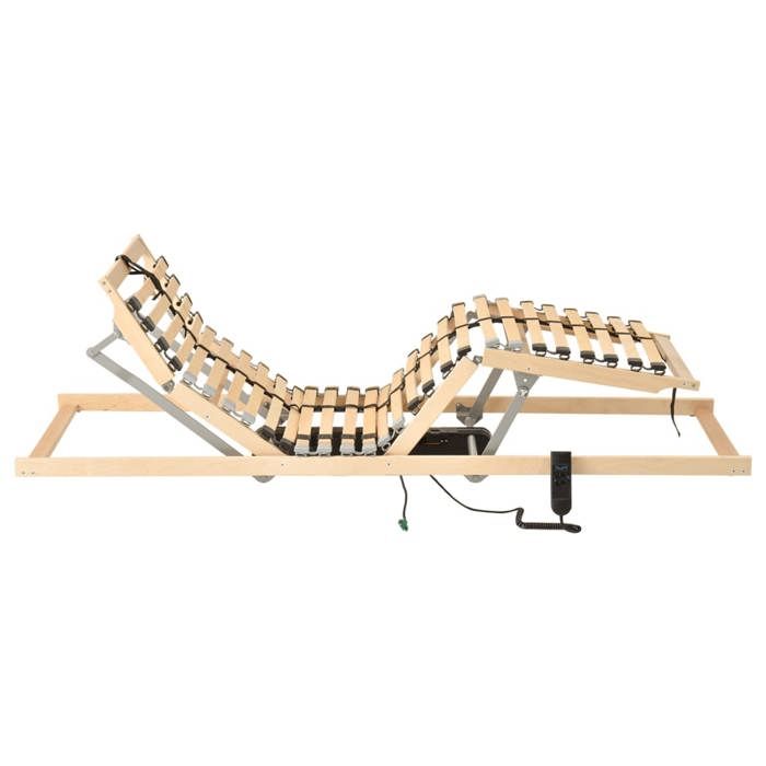 VidaXL Electric Slat Base with 28 Slats 7 Zones Bed Base Bed Frame with Slats Bedroom Home 321823