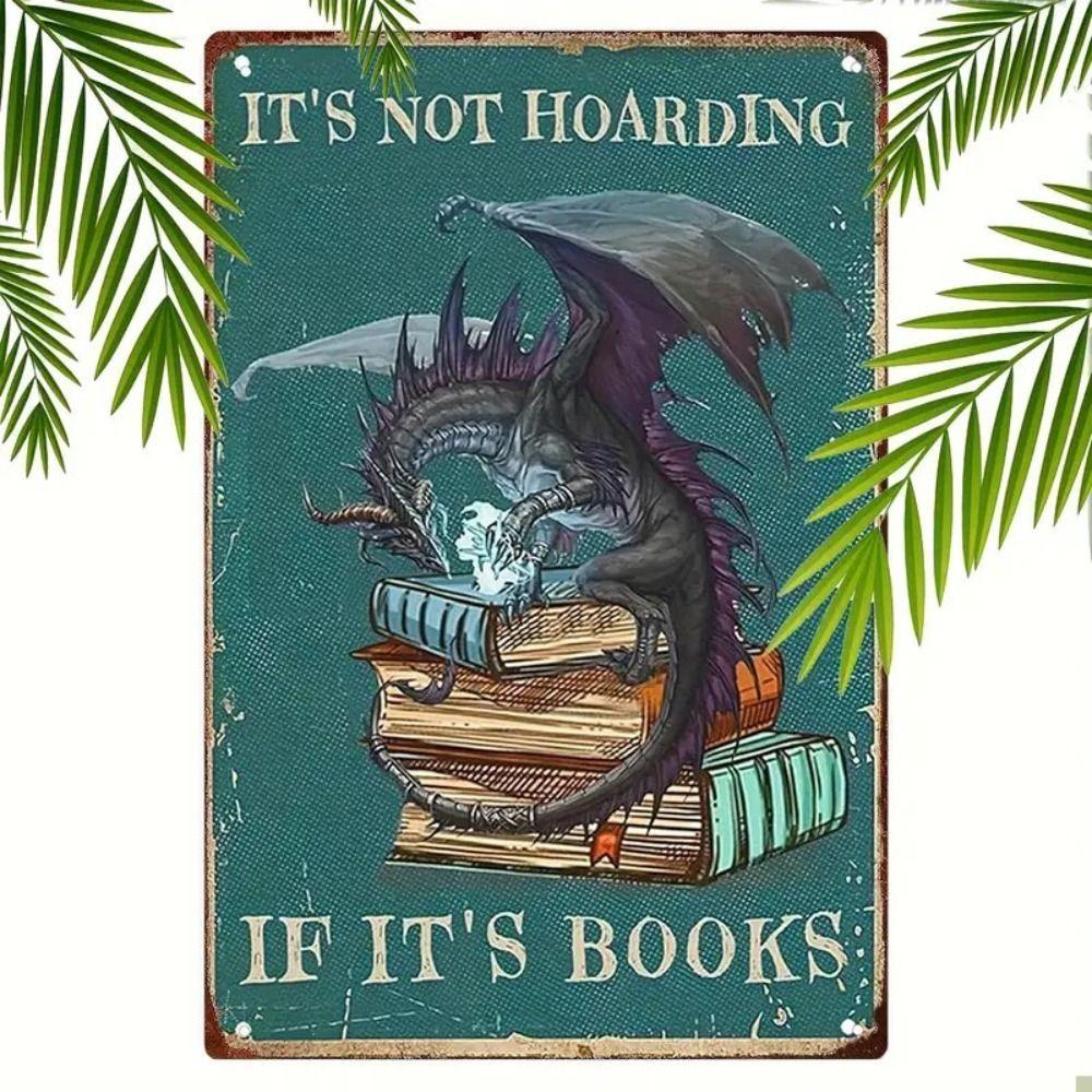 Vintage Metal Sign "Welcome to Wolf Cave" Outdoor Nature Decor 20x30cm