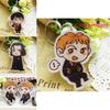 Cartoon Harry Potter Snape Malfoy George Bill Movie Character Pendant Keychain For Gift Giving And Travel Souvenir