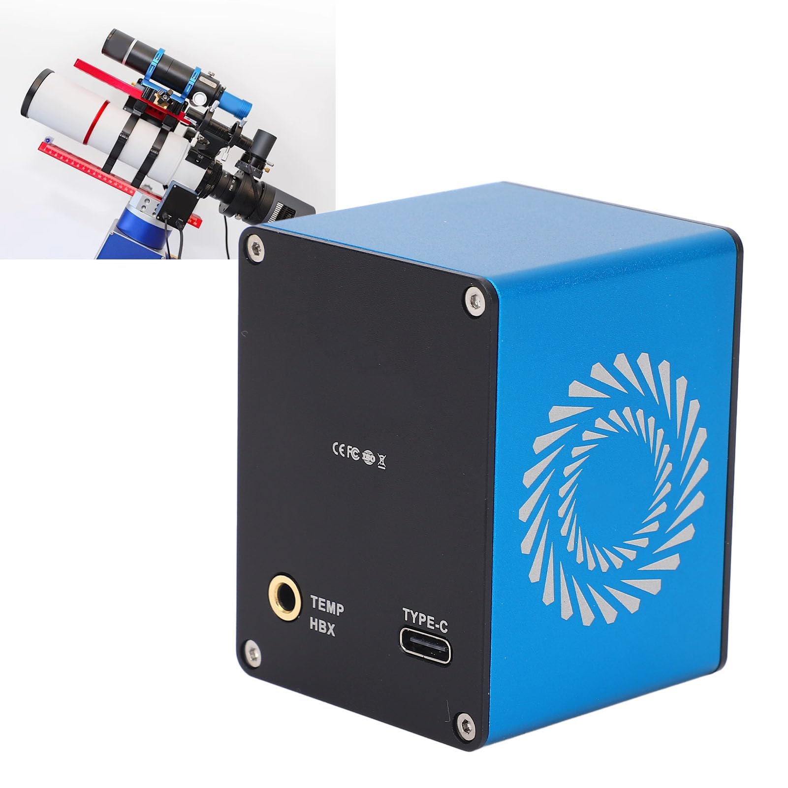 

Asixxsix Astronomical Telescope Focuser, Electric Autofocus Telescope Focuser, Aluminum Alloy Electronic Telescope Focuser for Astrophotography and