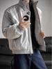 Men's Trendy Stand-up Collar Deconstructed Baseball Jacket - Loose, Casual Cotton Winter Coat