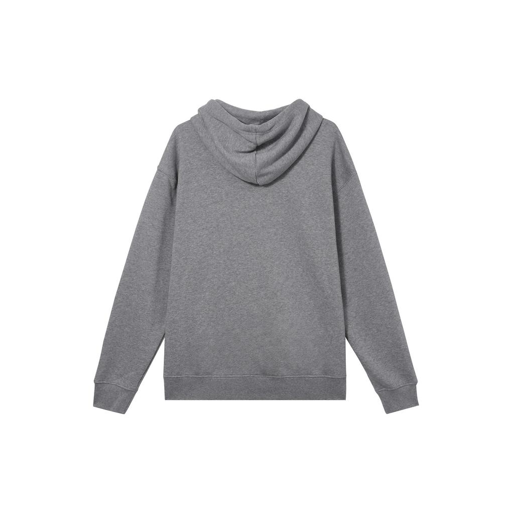 Jordan Fleece Lined Hooded Drawstring Knitted Fabric Long Sleeved Sweatshirt Men's Carbon Gray FD7546-091