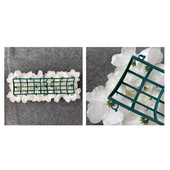 Artificial Rose Flower Row Faux Silk Rose Panel Backdrop DIY Floral Wall Decor for Wedding Arch Reception Ceremony Centerpiece Birthday Party Decor