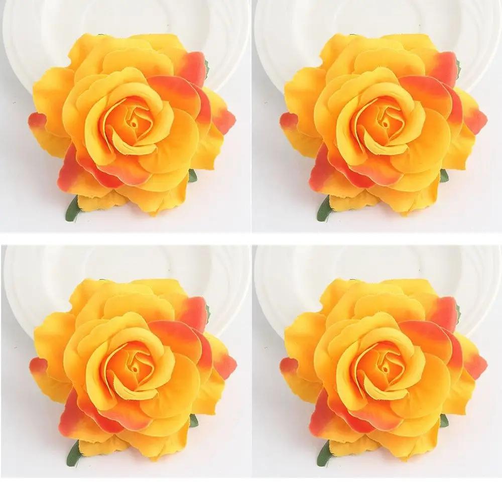 1PC Elegant Bridal Rose Flower Hairpins Barrette Wedding Bridesmaid Brooches Party Fashion Hair Clips Hair Styling Accessories