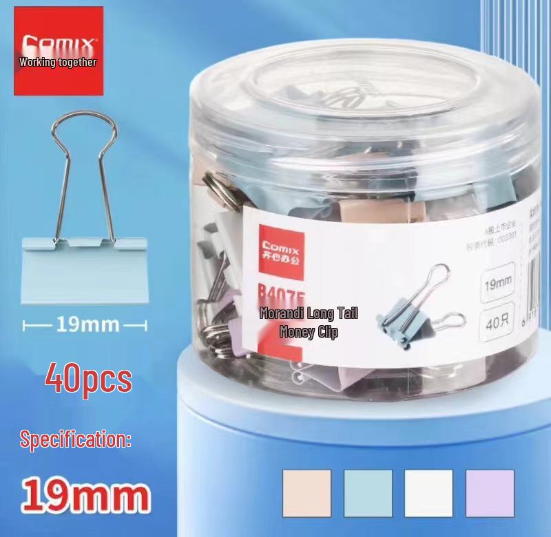 

Зажимы-клипсы Qixin: Экономящие усилия, цветные металлические зажимы для офисного и студенческого использования, доступны в больших, средних, малых размерах