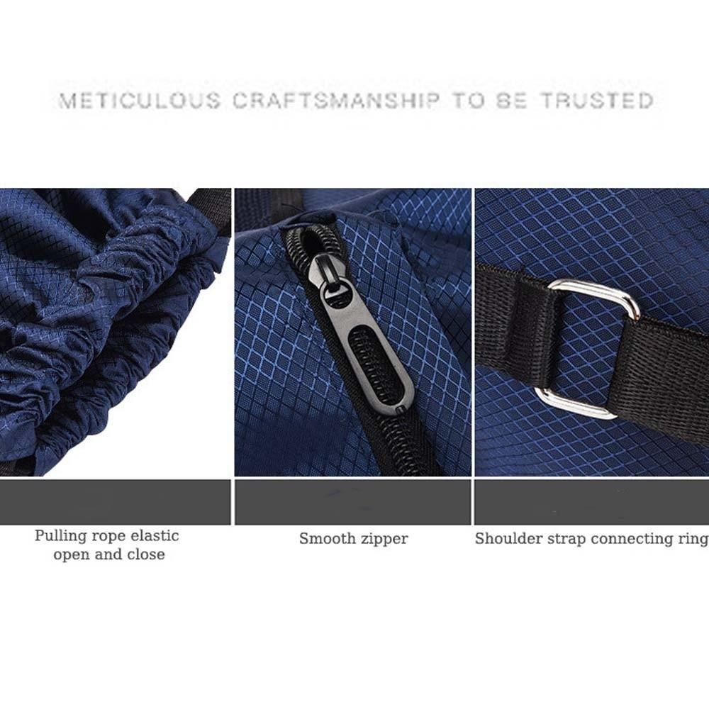 Large Capacity Oxford Cloth Backpack Portable Drawstring School Bag Gym Drawstring Bag Students