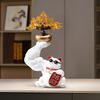 Creative Luxury Kirin Arm Cat Decoration Resin Animal Crafts Modern Home Decoration Store Opening Gift Housewarming Gift
