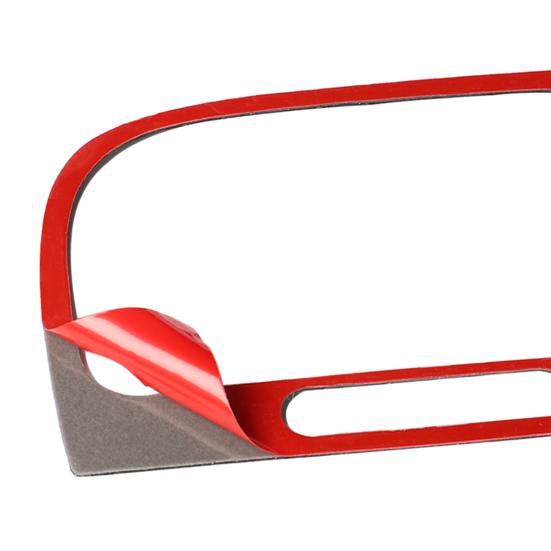 Carbon Fiber Central Control Air Outlet Sticker för VW Golf 6 R MK6 08-12