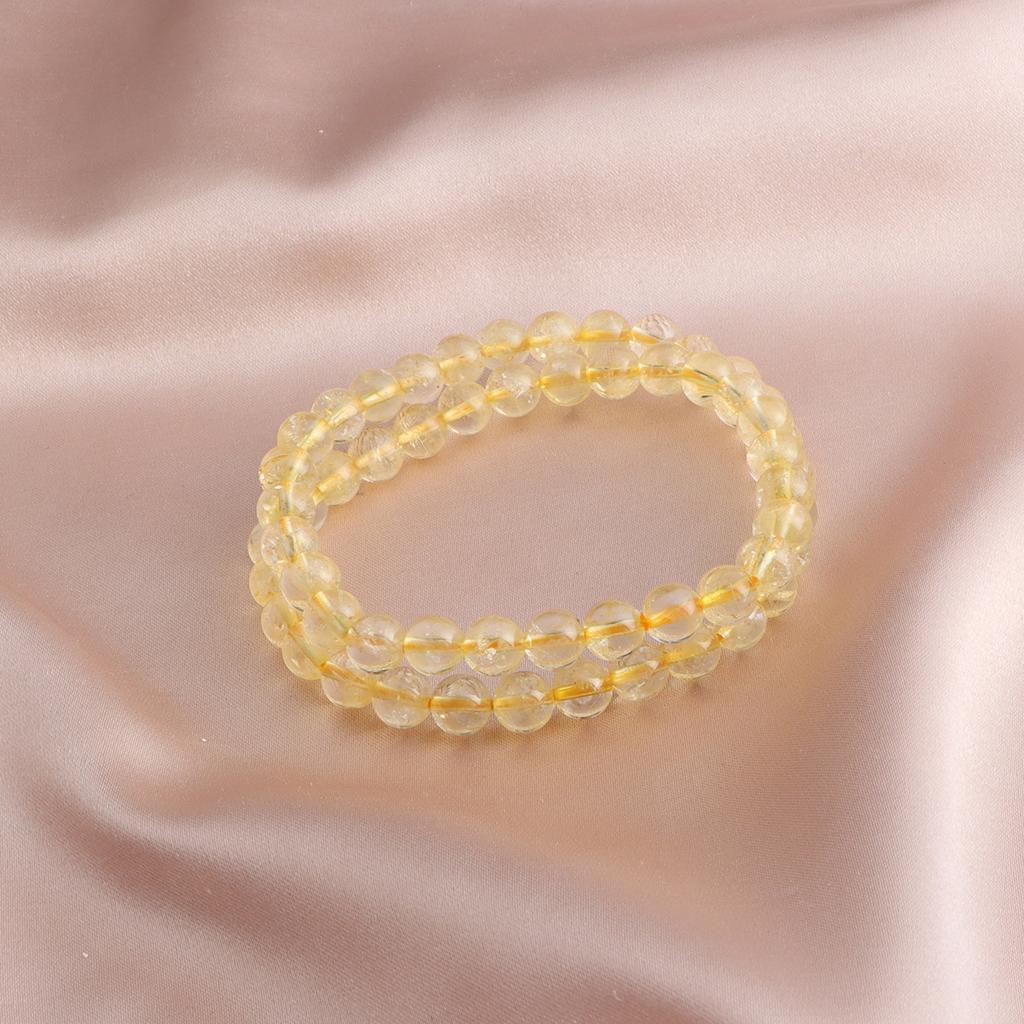 Bracelet Natural Citrine White Crystal Bracelet Pixiu Chinchilla Running Ring Fashion Versatile Douyin Explosion