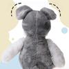 Schnauzer Plush Realistic Body Cute Soft and Perfect for or as a Nap Pillow for Sewn Decorative Gift Dog, Pillow, Animal, Fluffy, Soothing, Christmas,