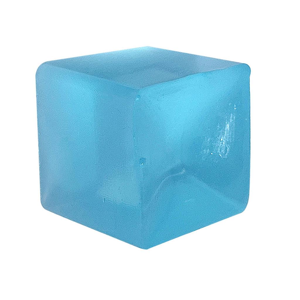 Squeeze Ice Block Toy Miniature Simulation Blue Ice Block Stress Reilef Summer Reusable Squeeze Toy