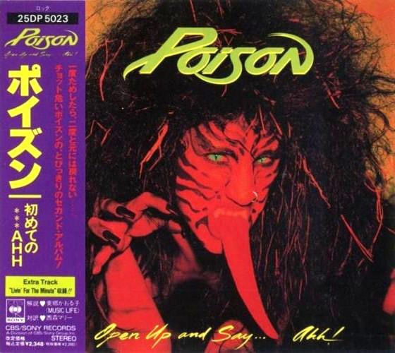 CD POISON - Open Up And Say... Ahh! 25DP5023 CBS/Sony 1988 Japan Rock Used