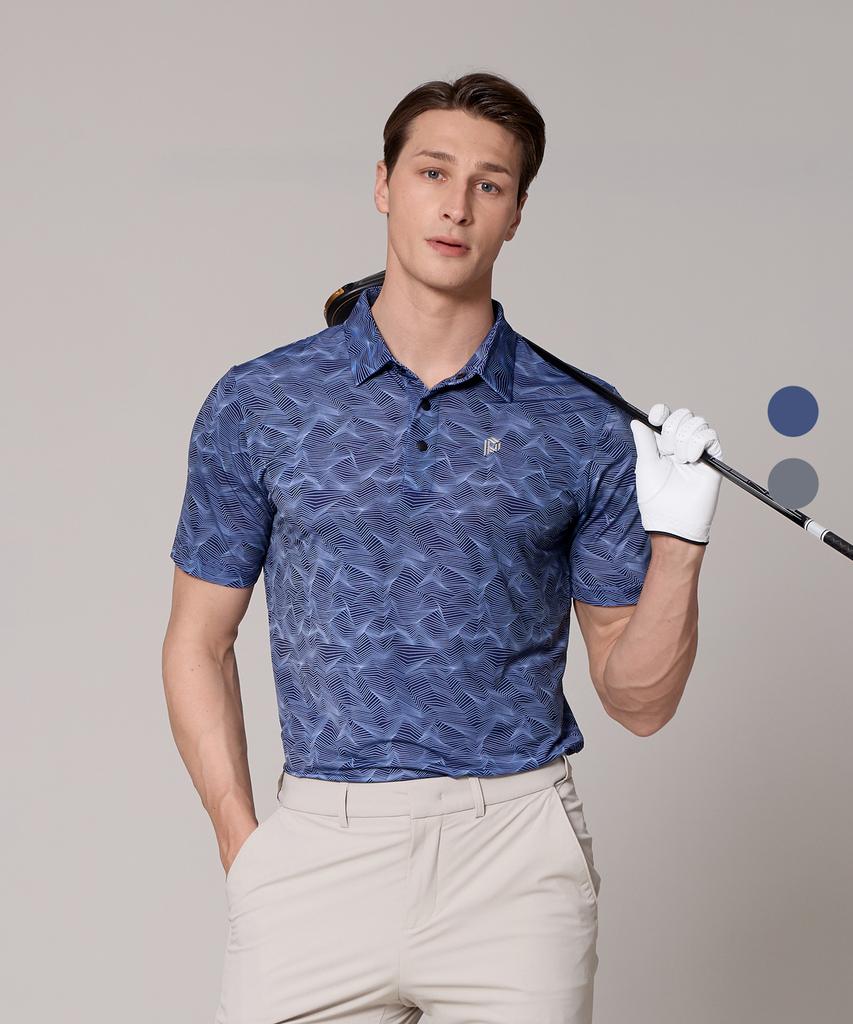 EXTRASPORTY Ice Age Men'S Icefeel Cooling Collared T-Shirt 2 Colors