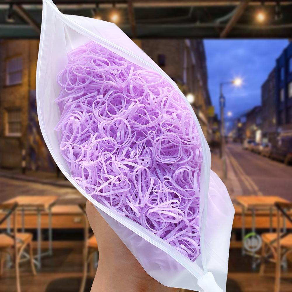 4000 Stück Einweg-Elastik-Haargummis Niedliche Mädchen Haargummi für Pferdeschwanzhalter Haarflechtwerkzeuge Zubehör Kopfschmuck