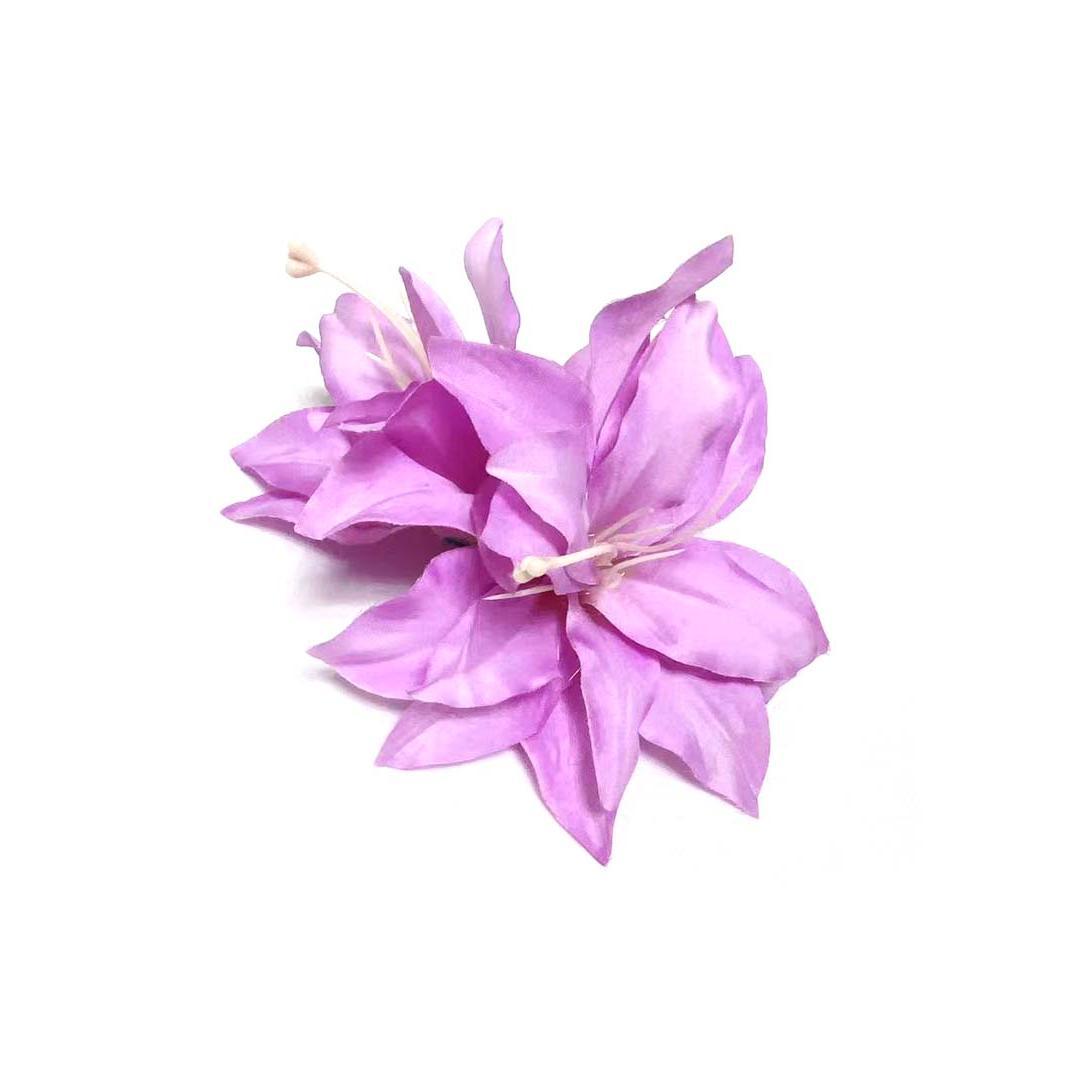 Oriental Beauty Rose Pink Hair Clip - Qipao Accessory for Women
