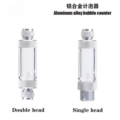 CO2 Aquarium Metall Rückschlagventil DIY Kit mit Magnetventil Regler Blasen Zähler für bepflanztes Becken