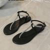 New Women's Shoes for Spring/Summer 2026, Fashionable Open-Toe Slip-On Sandals, Casual Outdoor Lightweight Design, Comfortable Flat Slides