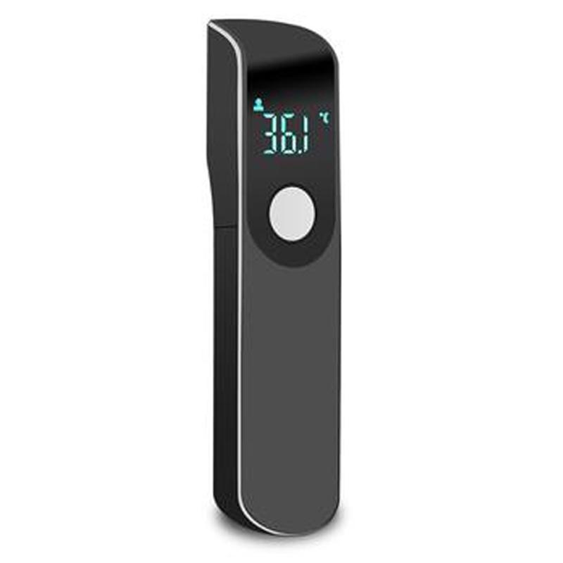 

Бесконтактный инфракрасный термометр человеческого тела на лбу, ЖК-дисплей, цифровой лазерный инструмент для измерения температуры для взрослых и детей чёрный