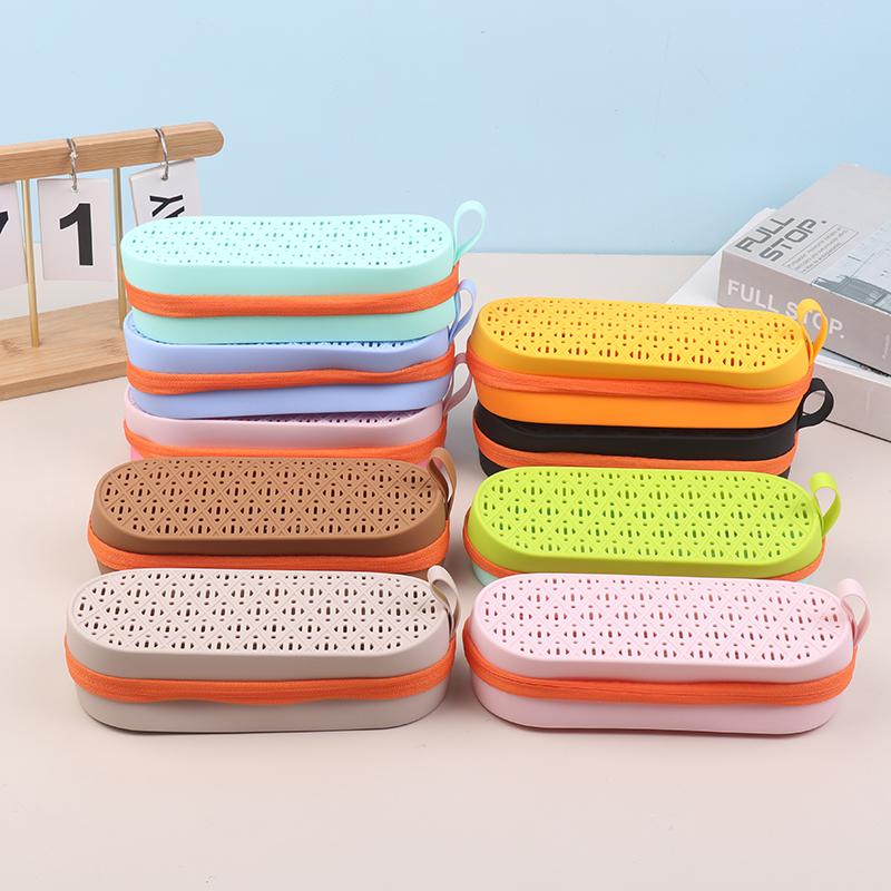 Silicone Swimming Glasses Organizer Protector Soft Glasses Case Swimming Gear Breathable Glasses Protector Student Products