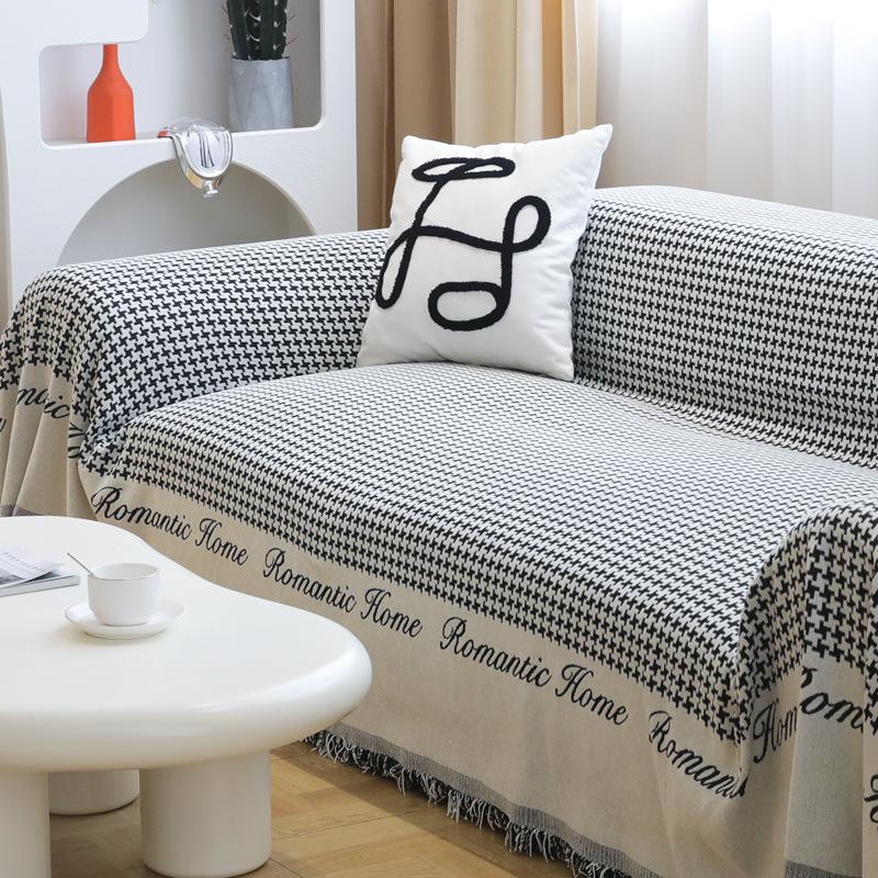 

Chenille Sofa Cover Towel Four Seasons Universal Soft Cushion Light Luxury Anti-Scratching Protector for Sofa 180*130cm