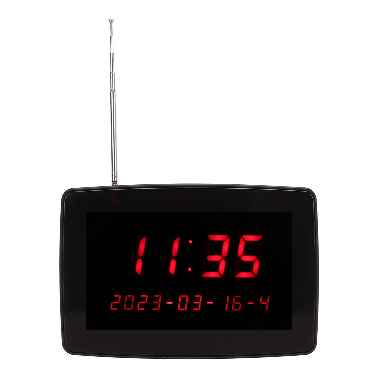 

Беспроводной пейджер для сиделки 1 на 18 IPX4 Водонепроницаемый 30 уровней громкости Кнопка вызова медсестры Система для EU Plug